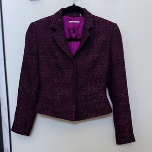 T Tahari Deep Purple Women's Blazer